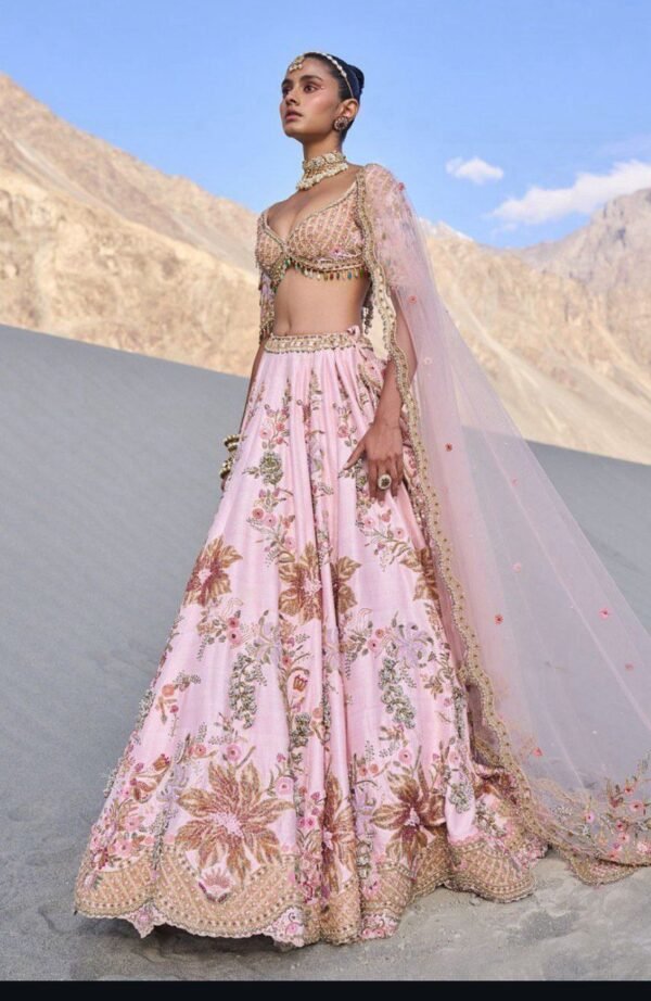 10c Soft Peach Lehenga