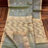 Green Pure Kadwa Tissue Saree a